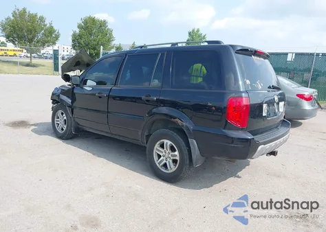 2004 Honda Pilot Ex from USA, damaged, VIN 2HKYF18744H581441